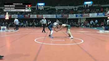 157 lbs Semis & Wb (16 Team) - Tristan Skiff, Cox vs Chase Brown, Nazareth