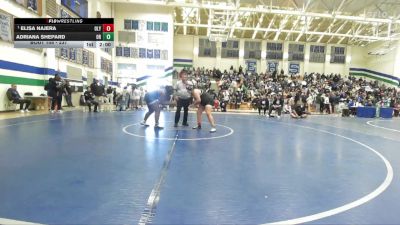 237 lbs Champ. Round 1 - Elisa Najera, Olympian vs Adriana Shepard, Otay Ranch