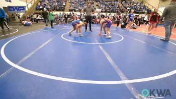 110 lbs Rr Rnd 1 - Sierra Loader, Caney Valley Wrestling vs Zaylei Chavez, HURRICANE WRESTLING ACADEMY