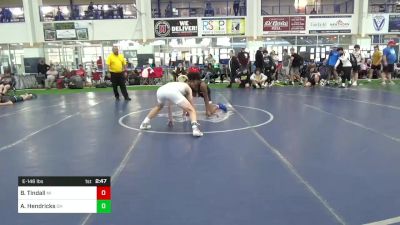 E-146 lbs Quarterfinal - Braxton Tindall, MI vs Ashtan Hendricks, OH