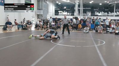 134 lbs Rr Rnd 1 - Luca Popolizio, Journeymen Black - HSC vs Jax Bucco, Triumph Black - HSC