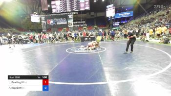 160 lbs Cons 8 #2 - Leister Bowling IV, Colorado vs Patrick Brackett, Colorado