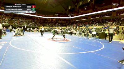 190 Class 1 lbs Cons. Round 3 - Mason Adkisson, Centralia vs Casper Safranski, North Callaway