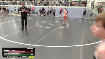 86 lbs Semifinal - Jonathan Bernick, Interior Grappling Academy vs Ezekiel O`Neil, Anchorage Youth Wrestling Academy