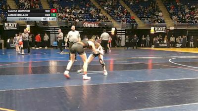 118 lbs Consy 4 - Alaina Leonard, West Allegheny vs Aizlee Ireland, Knoch