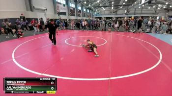 58 lbs Cons. Semi - Tommy Meyer, Vici Wrestling Club vs Aaliyah Mercado, Wesley Club Wrestling