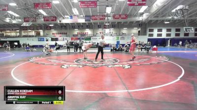 165 lbs Cons. Round 5 - Cullen Koedam, Grand View (Iowa) vs Griffin Ray, Nebraska