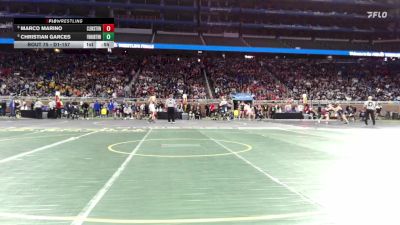 D1-157 lbs Champ. Round 1 - Christian Garces, Grand Rapids Forest Hills Northern vs Marco Marino, Clarkston