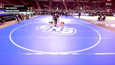 132 lbs Champ. Round 1 - Melania Turano, Bay Shore Girls-11 vs Noli Paddock, Chautauqua Lake-6