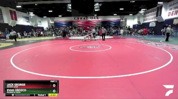 150 lbs Cons. Round 3 - Evan Orozco, Murrieta Mesa vs Jack George, Bishop Amat