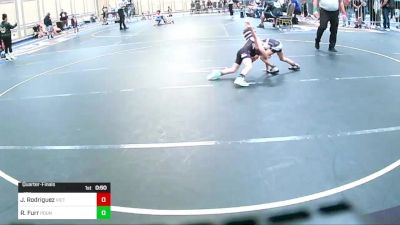 46 lbs Quarterfinal - Jiovani Rodriguez, Victory WC vs Radley Furr, Pounders WC