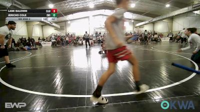 49 lbs Rr Rnd 2 - Lane Baldwin, Claremore Wrestling Club vs Jericho Cole, Salina Wrestling Club