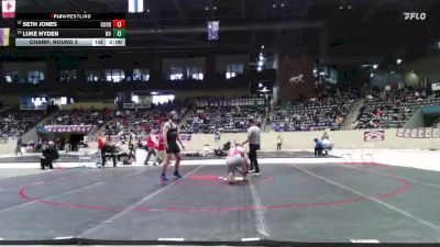 215 lbs Champ. Round 2 - Luke Hyden, Walton-Verona vs Seth Jones, Corbin