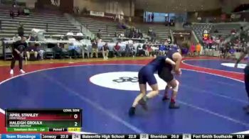 140 lbs Cons. Semi - Haleigh Groulx, Rogers Heritage vs April Stanley, Fayetteville