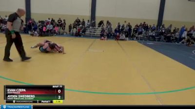 120 lbs Cons. Round 3 - Evan Czepa, New Prague vs Ayden Swedberg, Moen Wrestling Academy