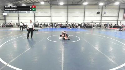 142 lbs Consi Of 32 #2 - Elijah Adams, KY vs Jake Martinez, NC