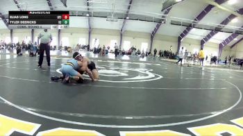 165 lbs Cons. Round 4 - Elias Long, UPJ vs Tyler Deericks, Kent State
