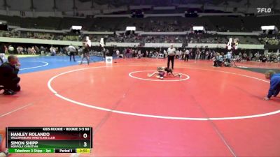 Rookie 3-5 60 Cons. Round 3 - Simon Shipp, Norfolk Christian vs Hanley Rolando, Williamsburg Wrestling Club