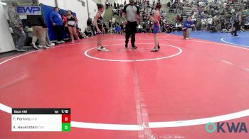 78-82 lbs Rr Rnd 2 - Timber Perkins, Caney Valley Wrestling vs Acelynn Hauenstein, Tiger Trained Wrestling