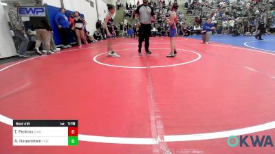 78-82 lbs Rr Rnd 2 - Timber Perkins, Caney Valley Wrestling vs Acelynn Hauenstein, Tiger Trained Wrestling