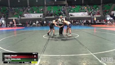 5A 285 lbs Champ. Round 1 - Drake Talley, Scottsboro vs Talon Swallows, Springville