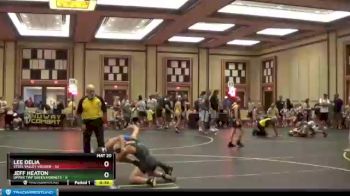 82 lbs Finals (8 Team) - Lee Delia, Steel Valley Vouger vs Jeff Heaton, Upper Twp Green Hornets