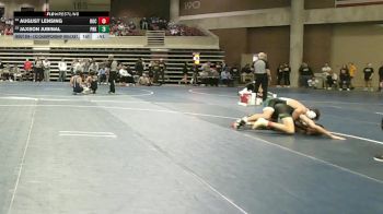 133 Championship Bracket Cons. Round 2 - August Lensing, Rochester Mayo vs Jaxson Jubinal, Park