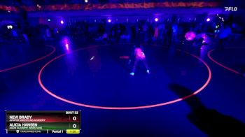 105 lbs Round 3 - Alicia Hansen, Agon Academy Wrestling vs Nevi Brady, Aviator Wrestling Academy