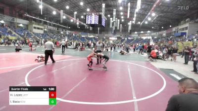 78 lbs Quarterfinal - Hipolito Lopez, Jefferson WC vs Isaiah Baca, New Mexico Bad Boyz