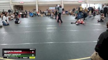 64 lbs Round 2 (6 Team) - Brooklyn Stauffer, Ares vs Bennett Wheatley, Hazel Park Vikings