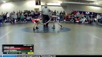 70 lbs Cons. Round 2 - Lucas Pickerill, Memorial Tiger Wrestling Club vs Logan Long, Red Cobra Wrestling Academy