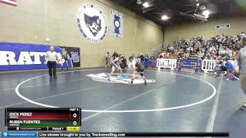 138 lbs Quarterfinal - Ruben Fuentes, Lompoc vs Izick Perez, Wasco