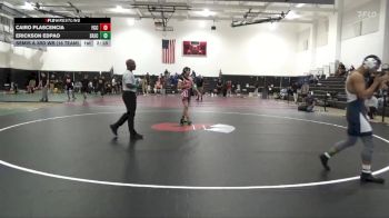 133 lbs Semis & 3rd Wb (16 Team) - Cairo Plascencia, Fresno City College vs Erickson Edpao, Santa Rosa Junior College