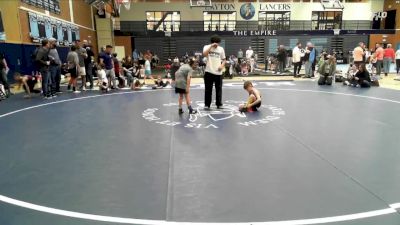 56-60 lbs Round 3 - Easton Hill, RWC - Roy Wrestling Club vs Walker Blue, Charger WC