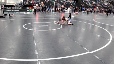 120 lbs Cons. Round 3 - Kellen Krivohlavek, Big Red Wrestling vs Graeson Swarm, Kearney Matcats