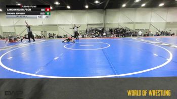 55 lbs Rr Rnd 4 - Landon Gustafson, Jokers 9U vs Danny Torres, Washington 9U