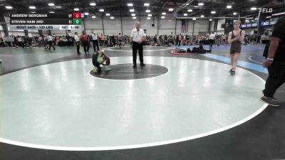 132 lbs Consi Of 32 #2 - Andrew Bergman, NY vs Steven Ham 3rd, NJ