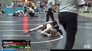 AA 113 lbs Champ. Round 1 - Garrett Furnas, West Creek vs Owen Gobel, Franklin