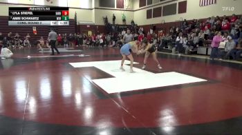 100 lbs Cons. Round 2 - Amri Schwartz, Waverly-Shell Rock vs Lyla Stiefel, East Buchanan