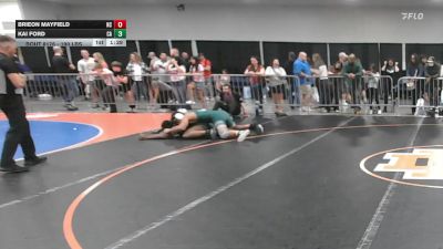 190 lbs Consi Of 32 #1 - Brieon Mayfield, NC vs Kai Ford, CA