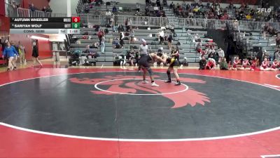 135 lbs Cons. Semi - Sariyah Wolf, Bettendorf vs Autumn Wheeler, Muscatine