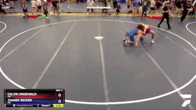 138 lbs Cons. Round 4 - Calvin Singewald, MN vs Tanner Becker, MN