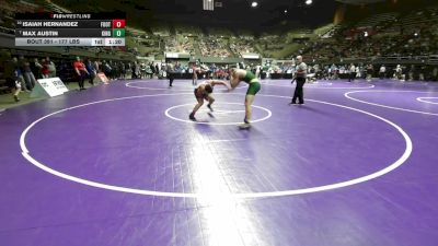 177 lbs Round Of 16 - Isaiah Hernandez, Foothill vs Max Austin, Kingsburg