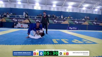 LUCAS FERREIRA MIGUEL DO NASCIME vs RENÊ GONÇALVES MONTEIRO 2026 FPJJ Copa Grandes Mestres Etapa 2