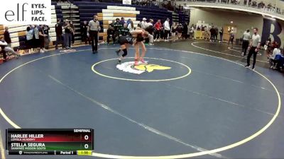 115 lbs. Semifinal - Stella Segura, Shawnee Mission South vs Harlee Hiller, Loyola Academy