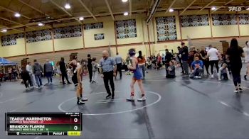 80 lbs 3rd Place Match - Teague Warrington, Wicomico Wolverines vs Brandon Flamini, High Pace Wrestling Club