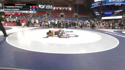 157 lbs Champ. Rd Of 64 - Donovan Symalla, CO vs Kyson Coleman, KS