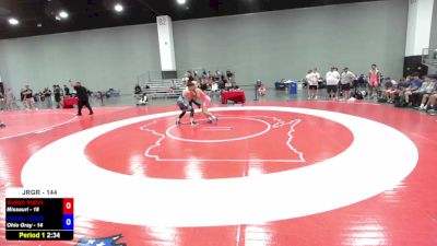 144 lbs Aiden Hahn, Missouri vs Kasey Clark, Ohio Gray