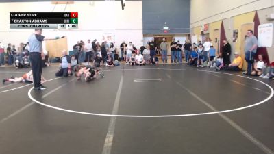 63 lbs Cons. Quarters - Cooper Stipe, Idaho vs Braxton Abrams, Shootbox Rigby