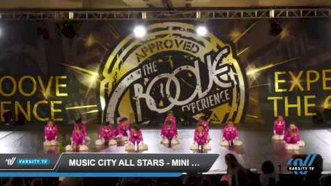 Music City All Stars - Mini Pink Pom [2022 Mini - Pom - Small] 2022 One Up Nashville Grand Nationals DI/DII